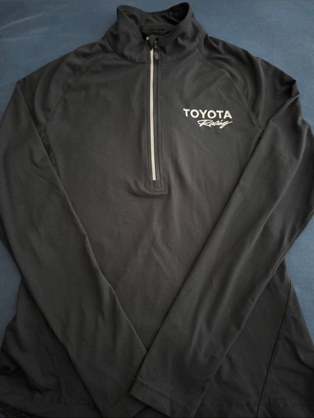 Toyota Racing Women's Black Quarter-Zip Performance Top